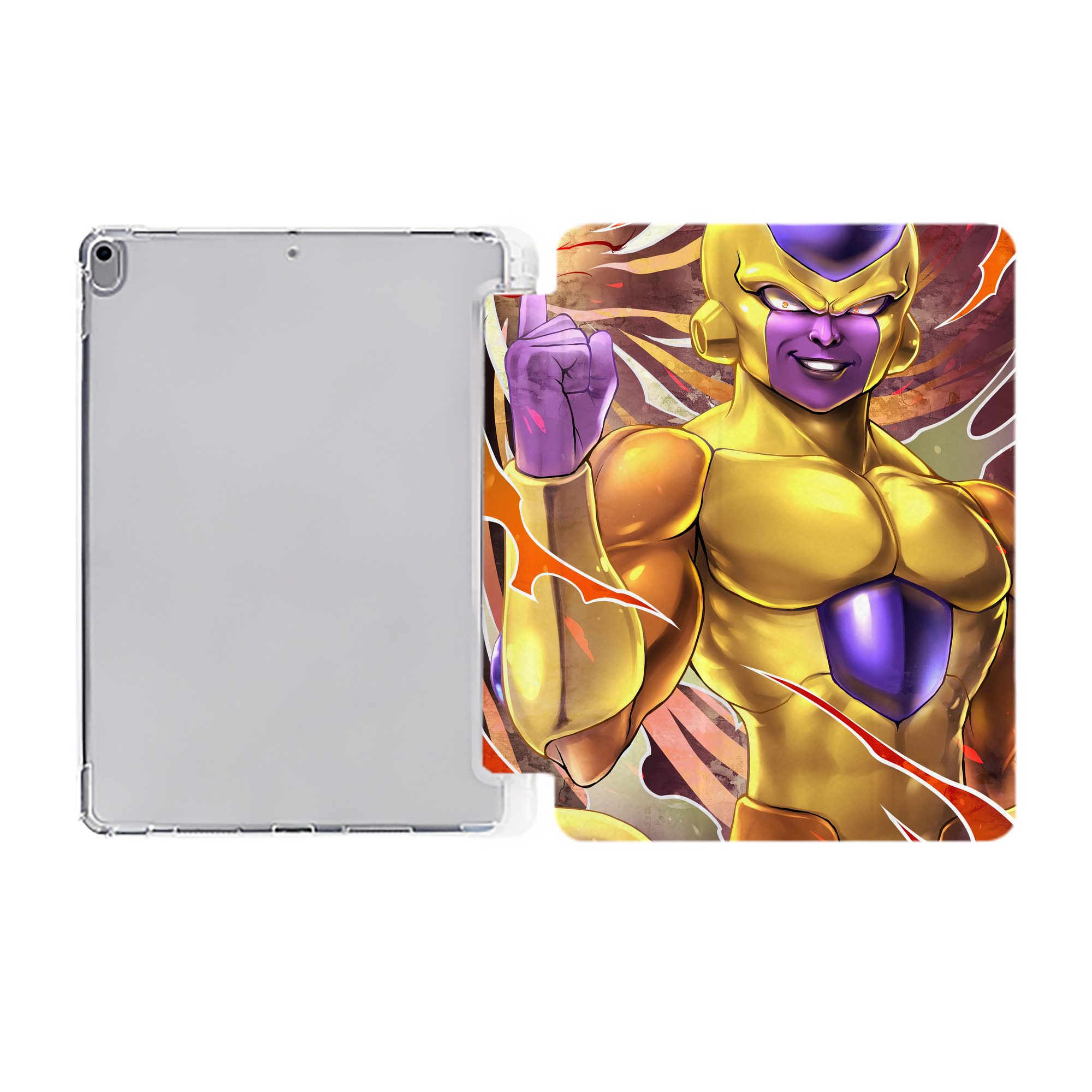 （画像用） ドラゴンボール DRAGON BALL IPad ケース ペン収納付き 三つ折りスタンド PUレザー×シリコン 対応機種9.5/10.5/10.9インチ